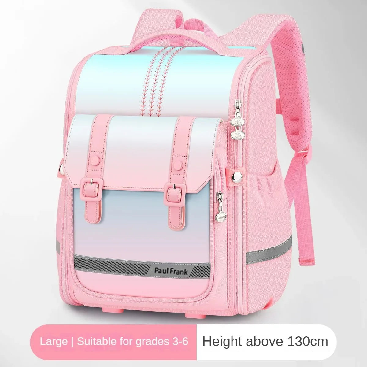 Gradient Spine Protector Kids School Backpack