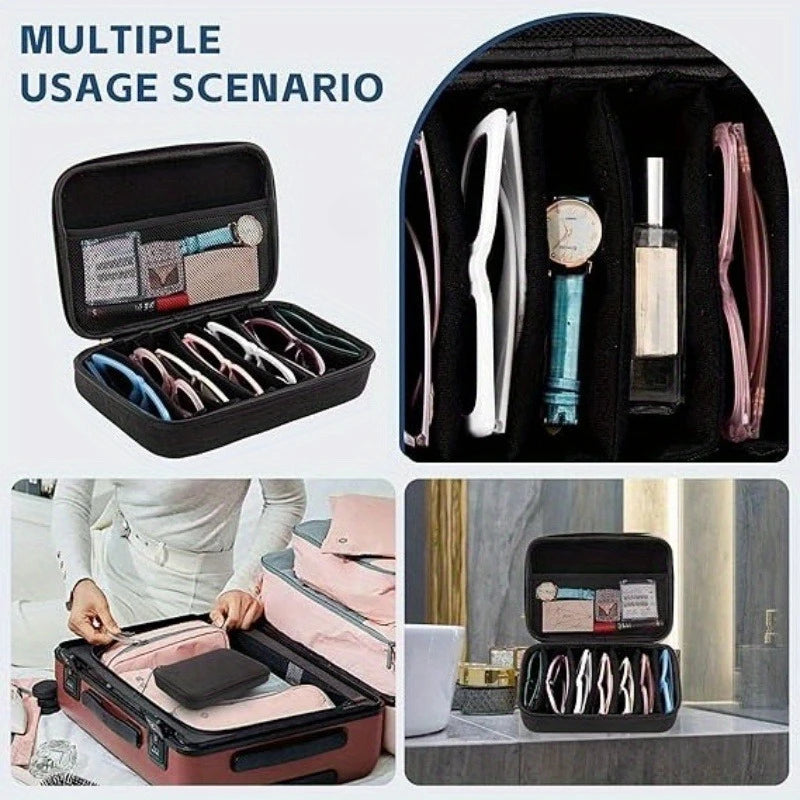 Adjustable Glasses Storage Organizer Case
