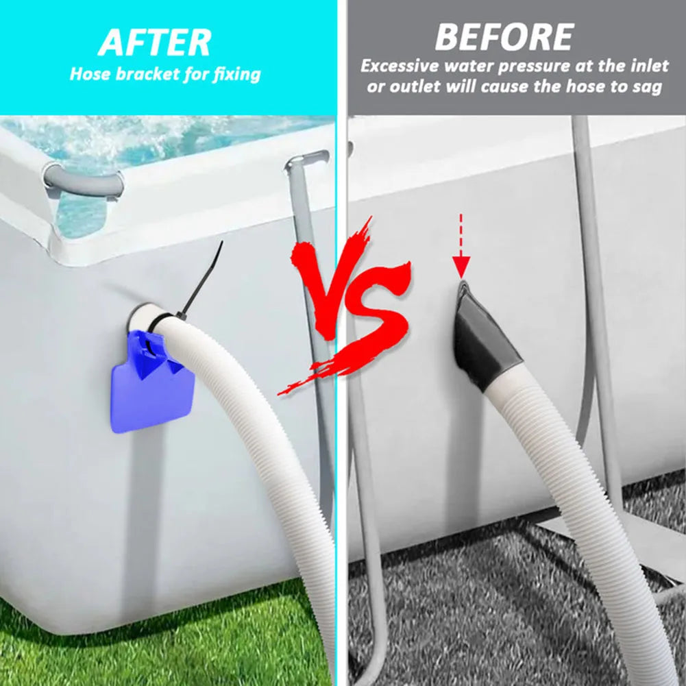 1-3Pcs Swimming Pool Pipe Fixing Holder 30-38mm