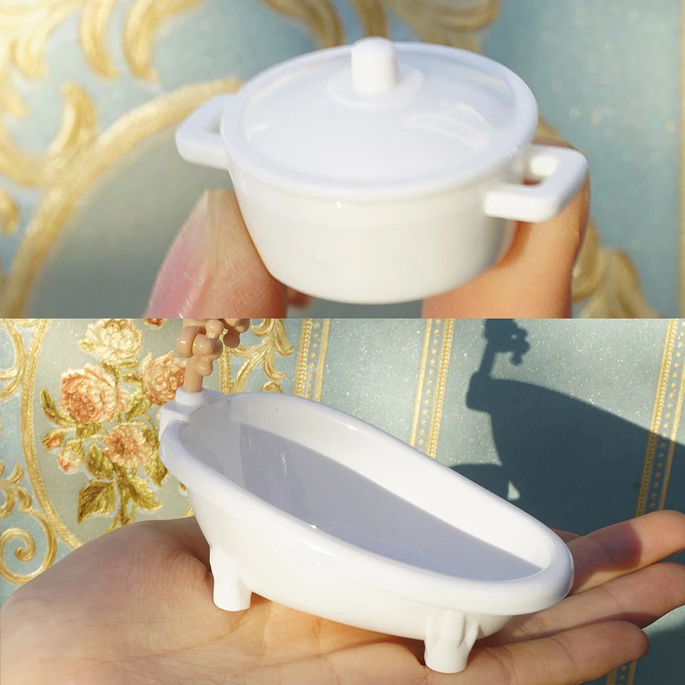 24Pcs Style Brown Miniature Dollhouse