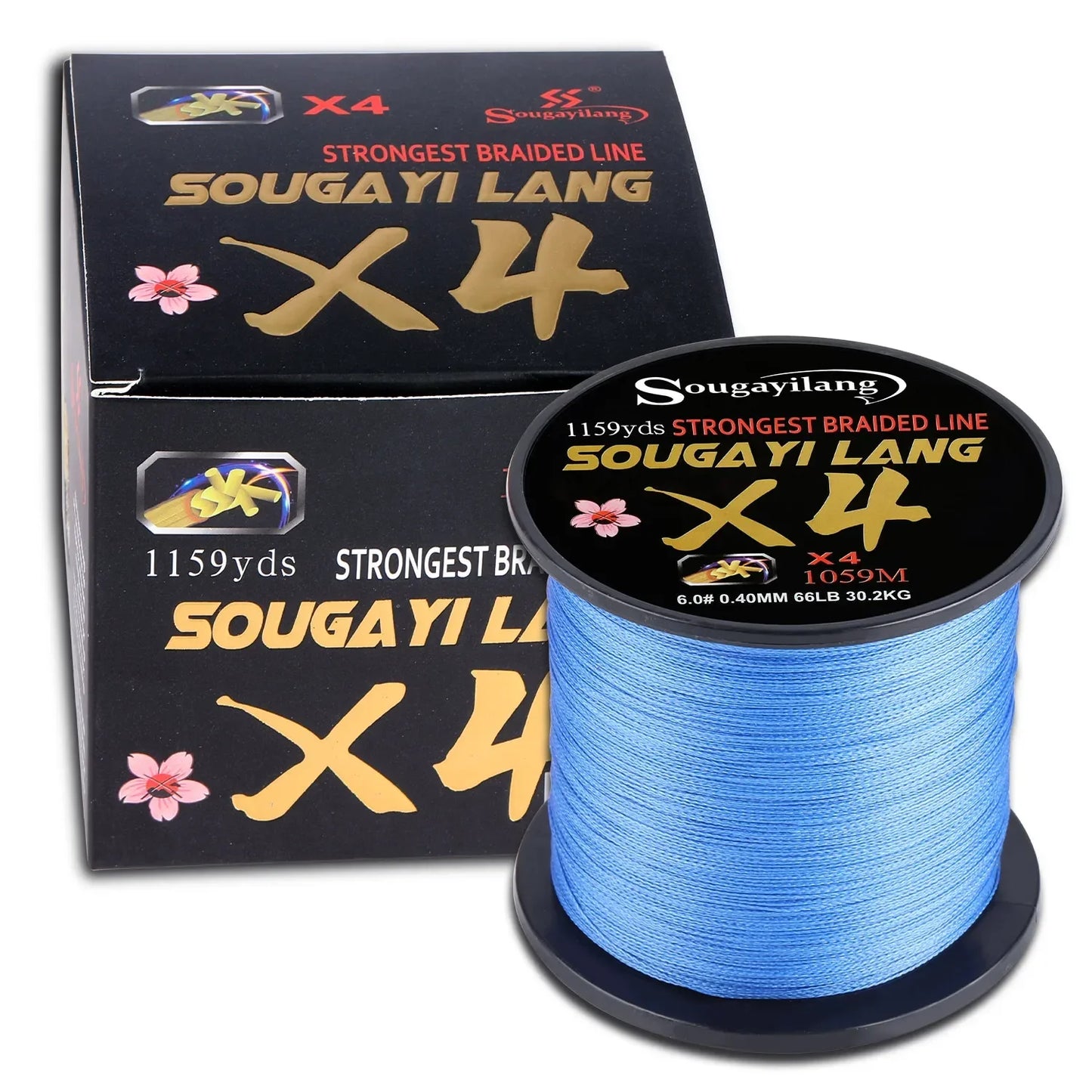 Sougayilang Braided Fishing Line 4X 100~1000m