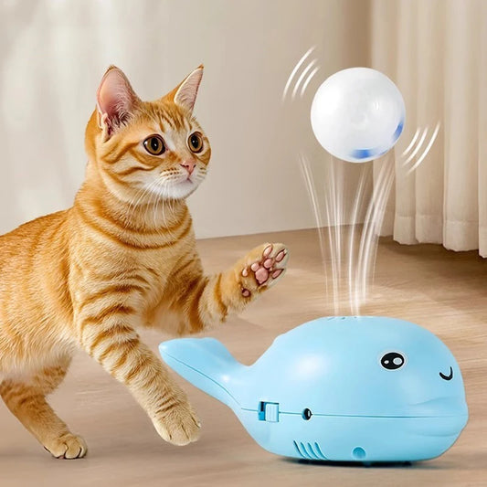 Interactive Electric Jet Floating Ball Cat Toy