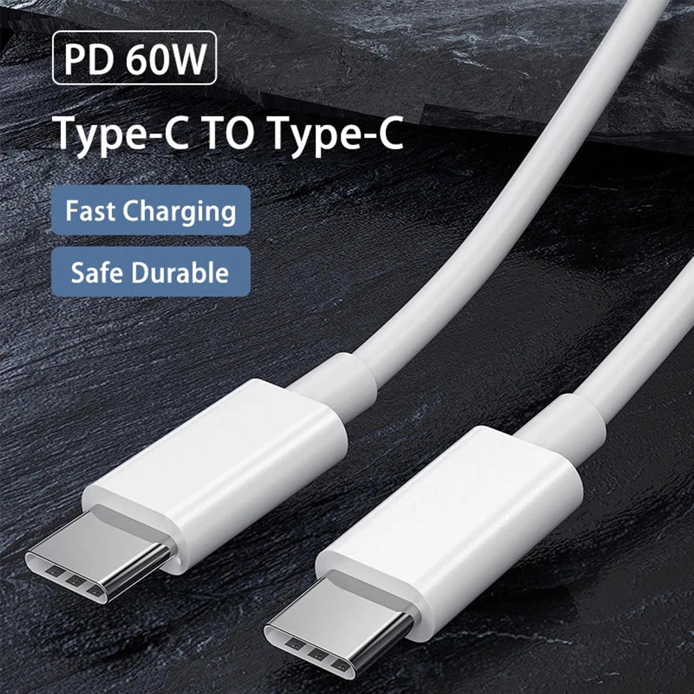 PD 60W USB Type C Cable For Iphone