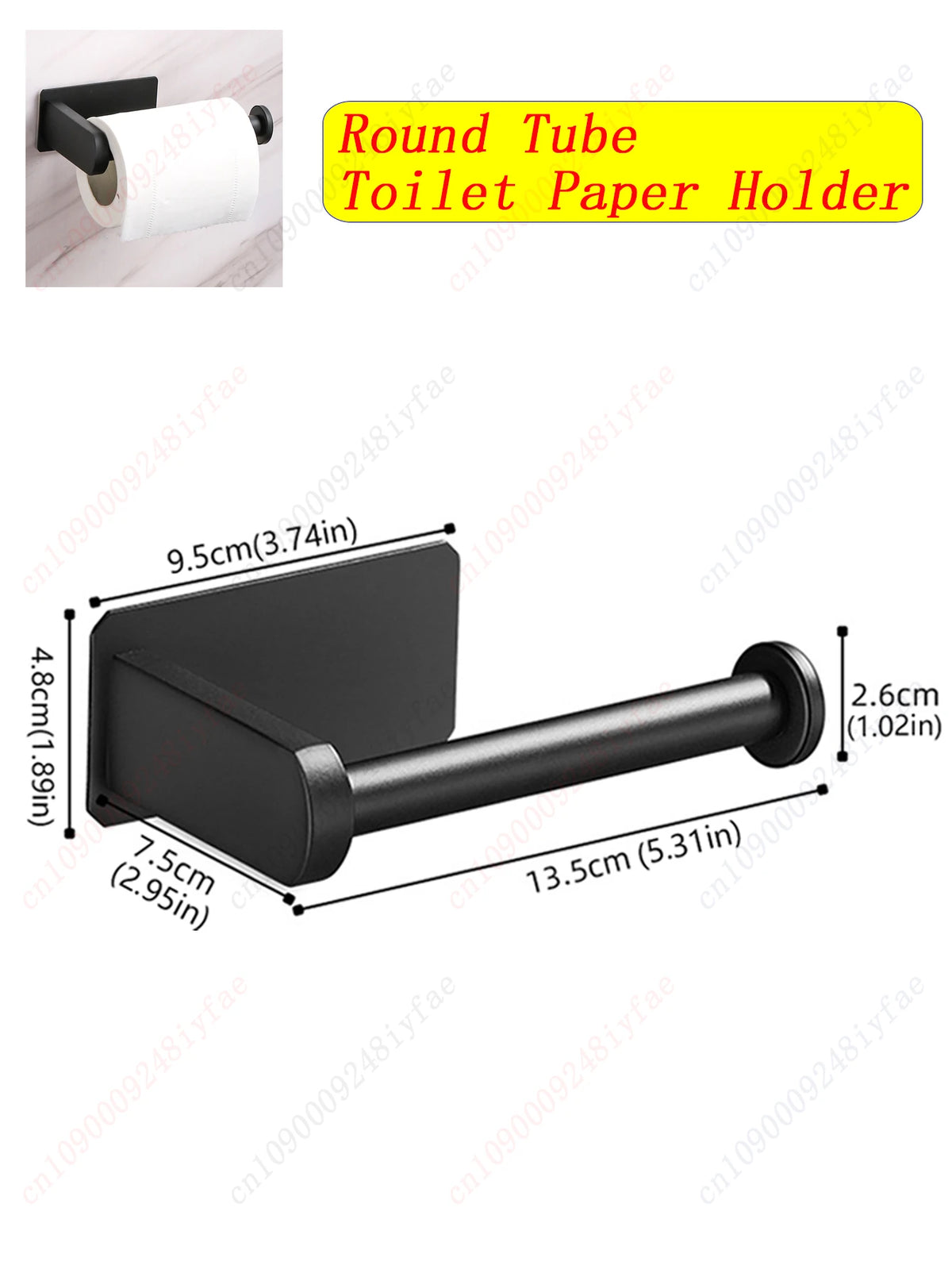 Self-Adhesive Stainless Steel Bathroom Hardware Set
