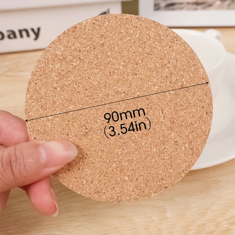 Natural Cork Drink Coasters