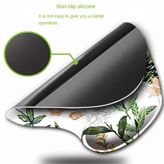 Ergonomic Silicone Mouse Pad with Wrist Rest for Home, Office & Gaming