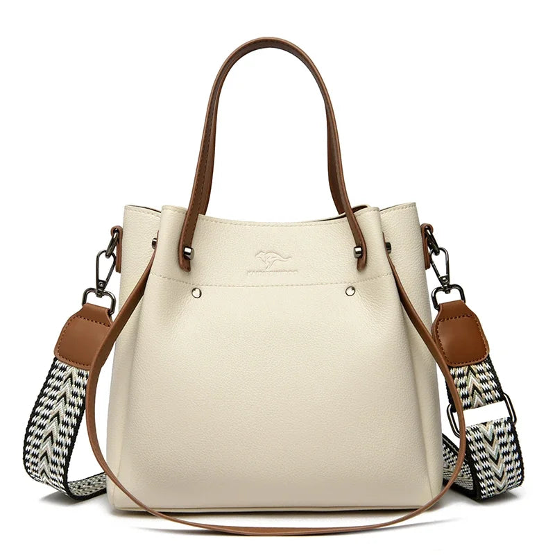 Women’s Microfiber Leather Shoulder Bag