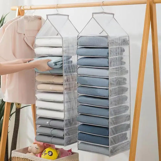 1Pc Wardrobe Hanging Cabinet Organizer For Pants