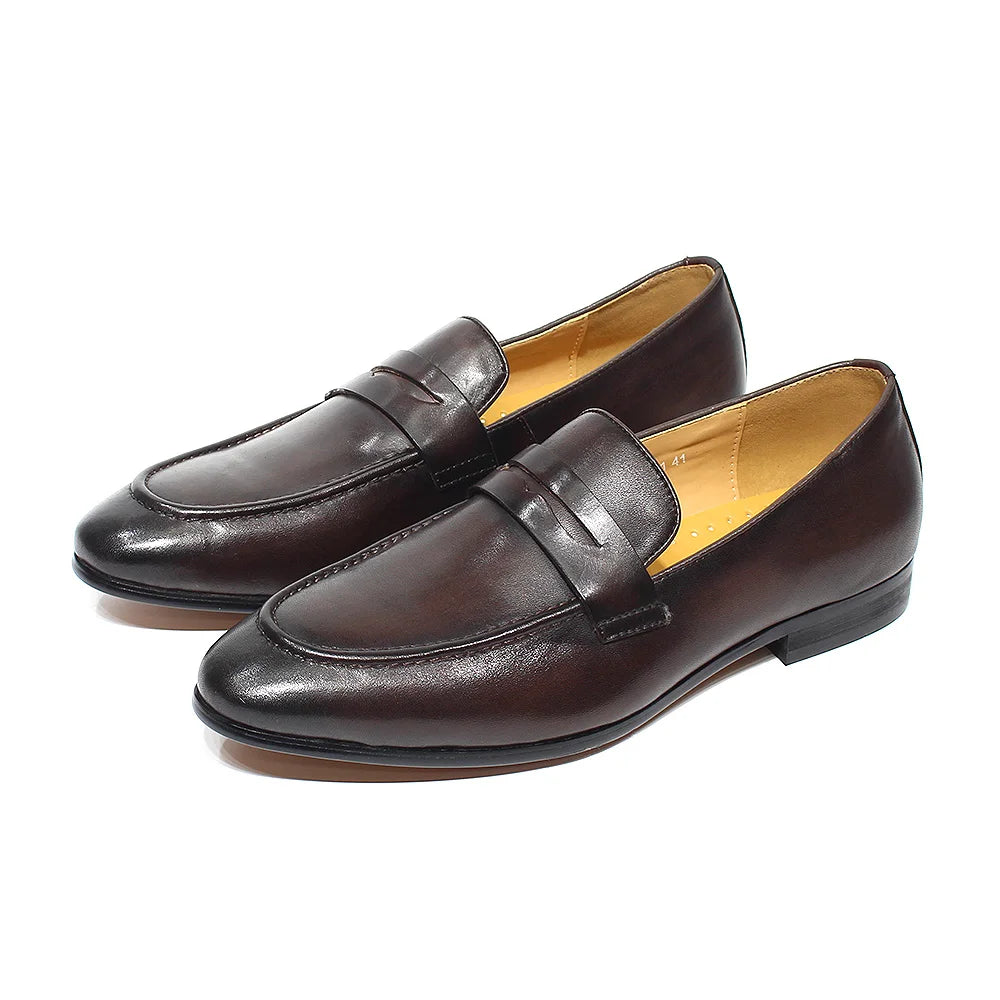 FELIX CHU Mens Penny Loafers