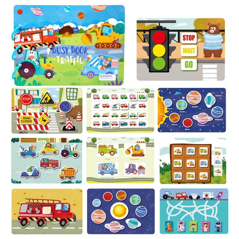 Children Busy Book Montessori For Toddler
