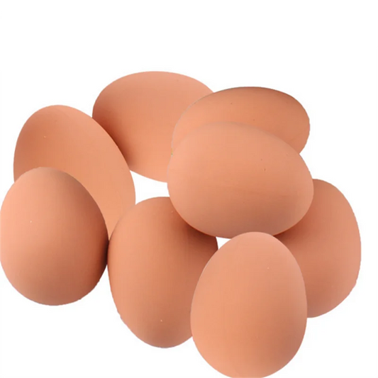 Realistic Rubber Bouncing Fake Eggs Toy Set