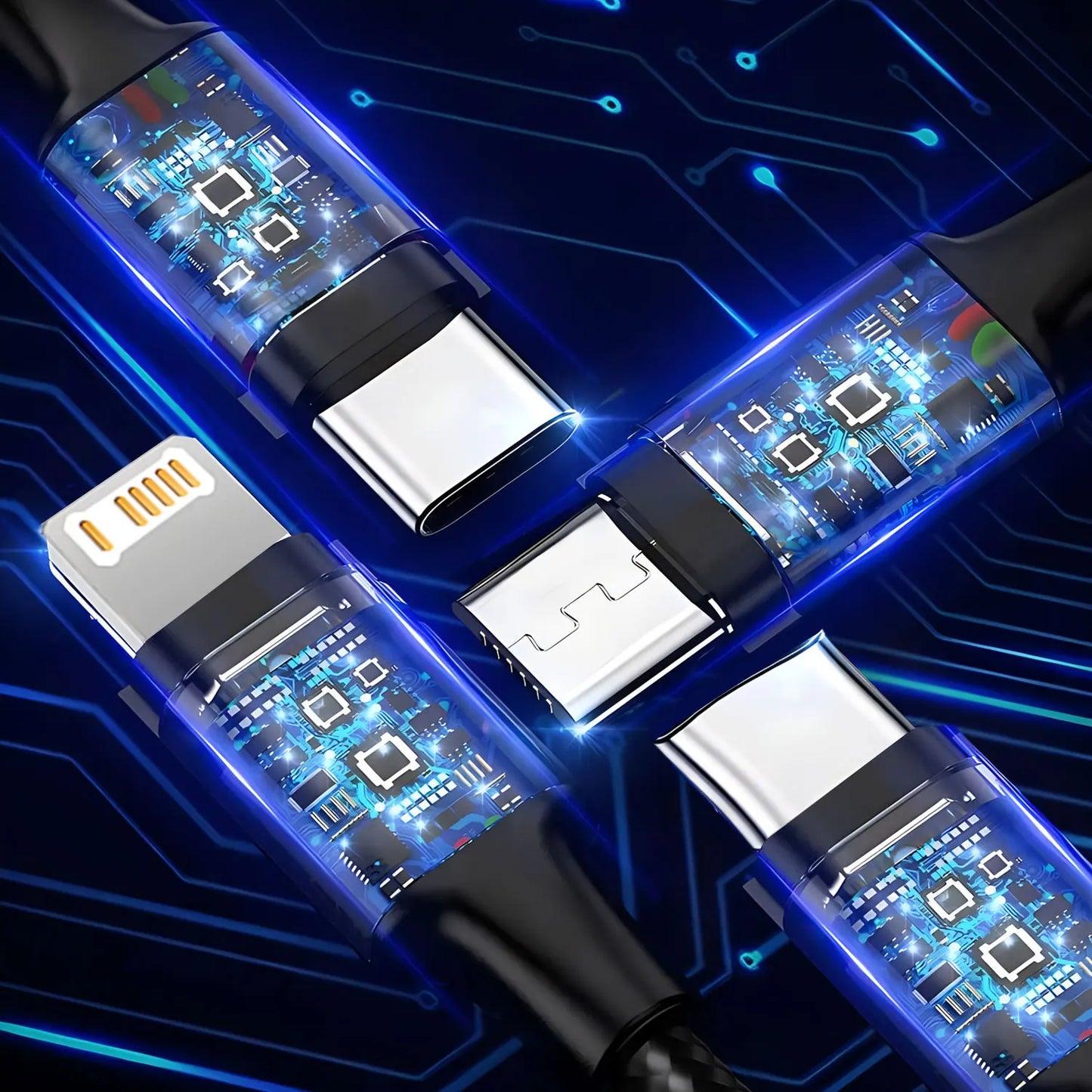 4-in-1 Fast Charging Multi Charger Cable