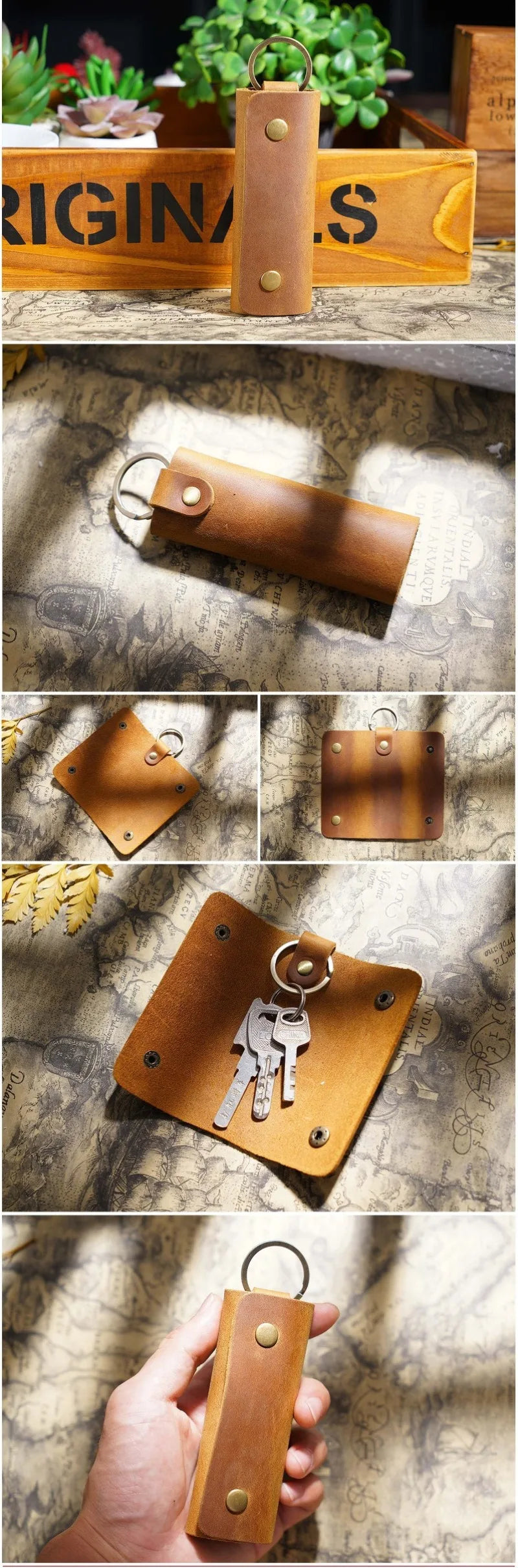 Genuine Leather Key Holder