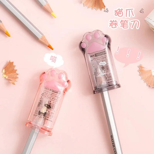 Kids Kawaii Cat Paw Pencil Sharpener