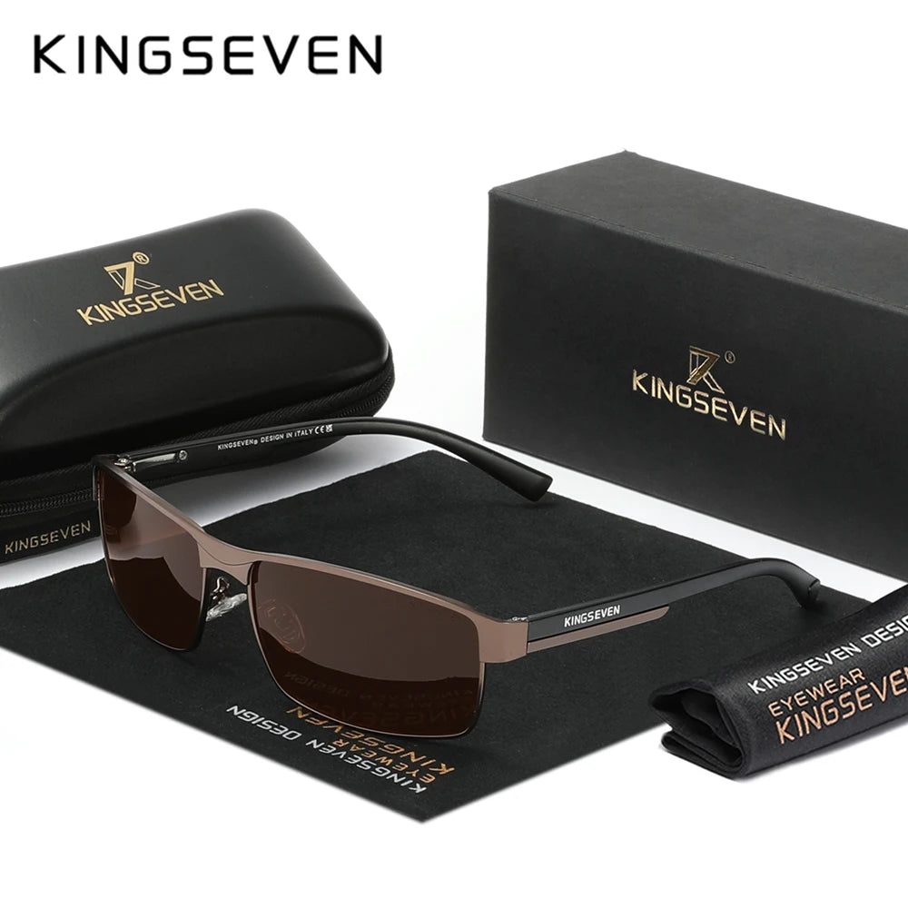 KINGSEVEN Men Polarized Photochromic Sunglasses