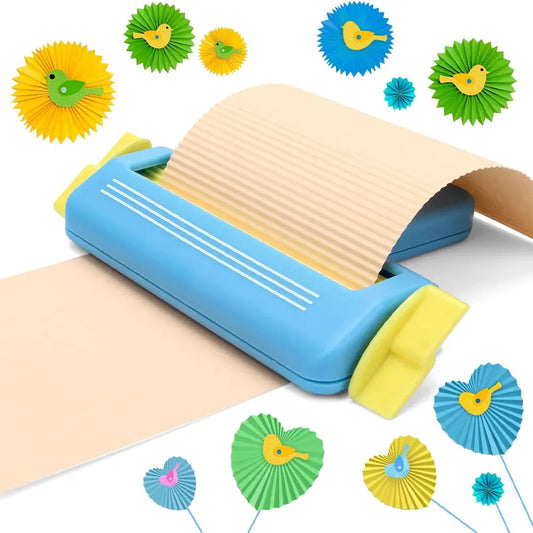 Blue Roller For Paper Craft Crimping