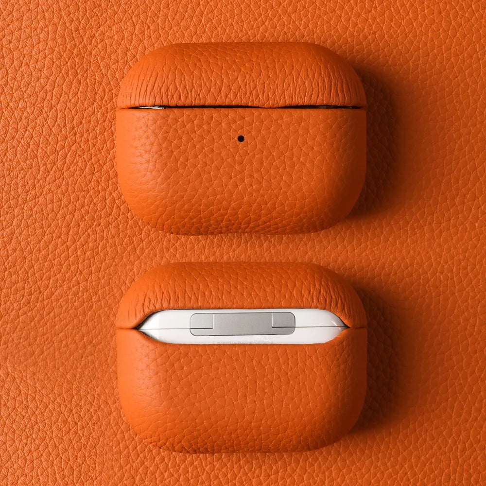 Genuine Leather Airpods Wireless Lightweight Case