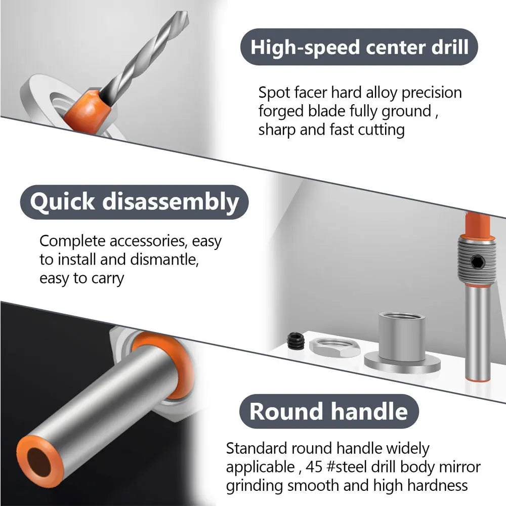 Adjustable Countersink Drill Bits