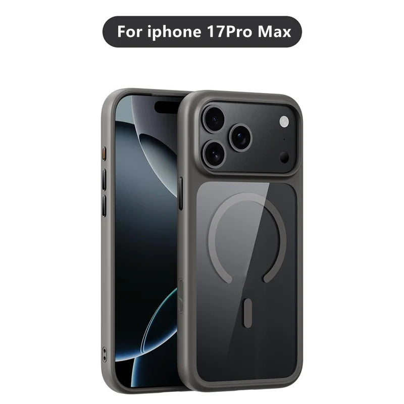 Clear Shockproof MagSafe Case for iPhone