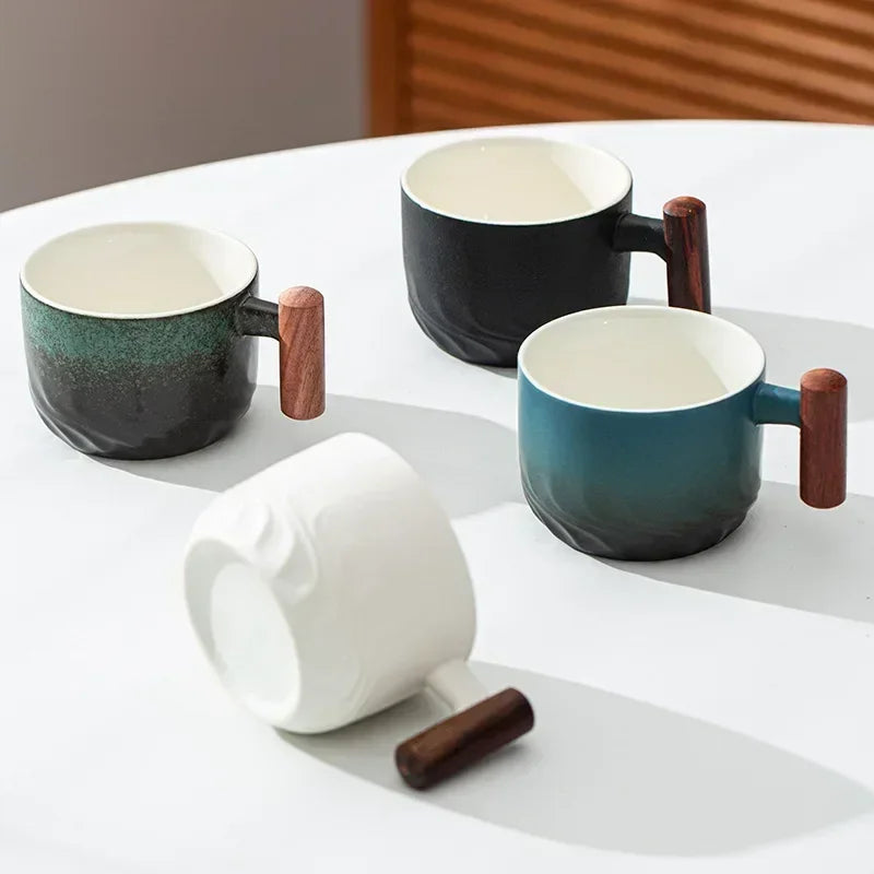 80ml Creative Handmade Ceramic Retro Coffee Mug