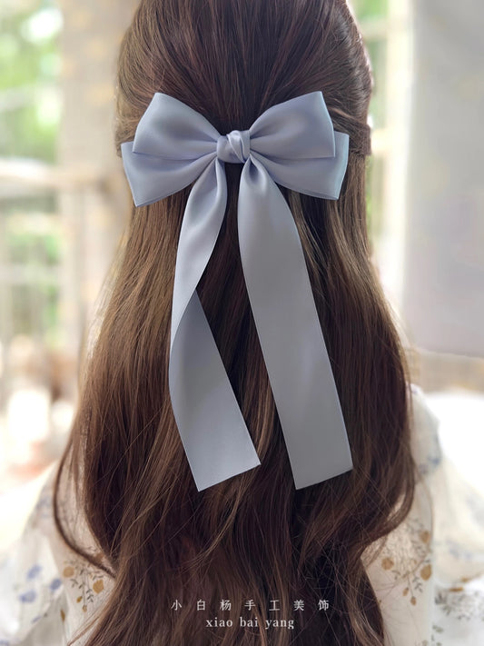 Korean Style Fabric Hair Bow Clip