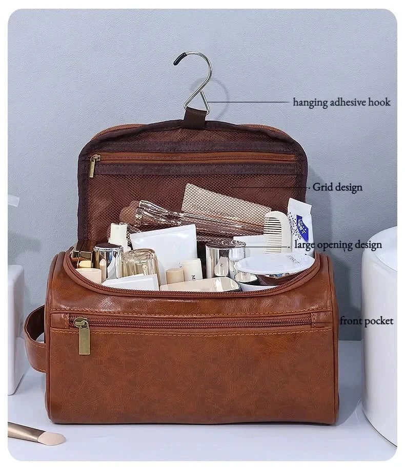 Leather Toiletry Bag
