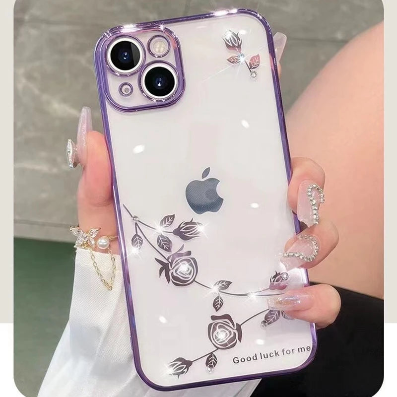 Glitter Rhinestone Phone Case for Motorola