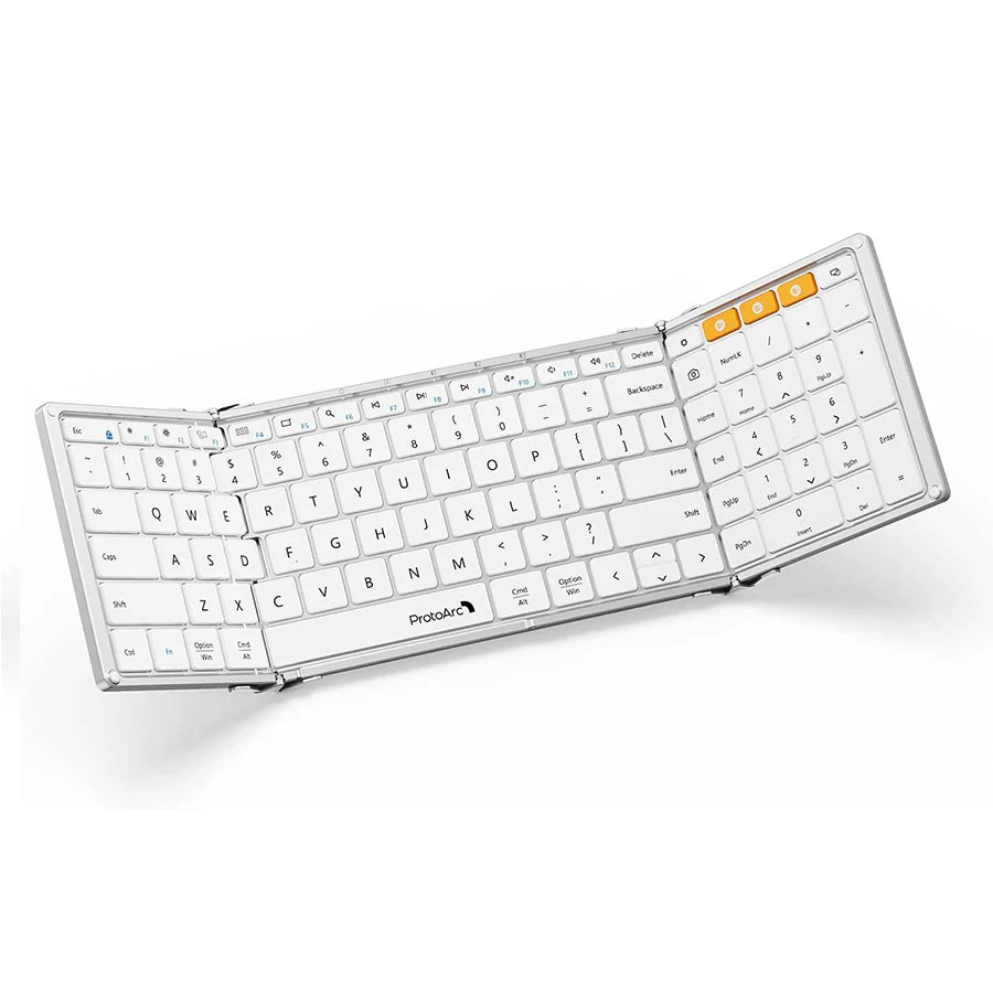 Foldable Bluetooth Keyboard with Numeric Keypad