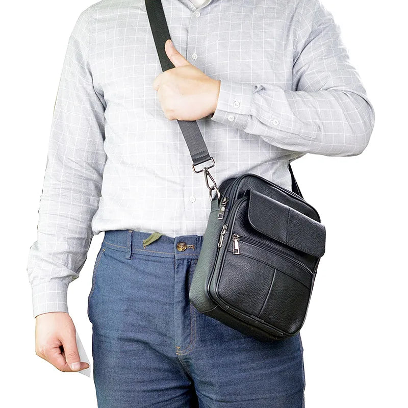 Men Genuine Leather Handbags