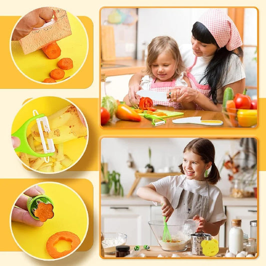 Montessori Kids Kitchen Tools & Cooking Set