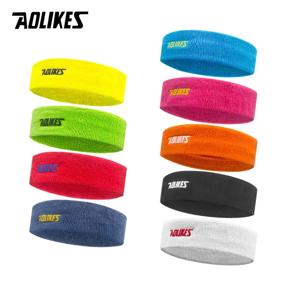 AOLIKES High Quality Cotton Sweat Headband