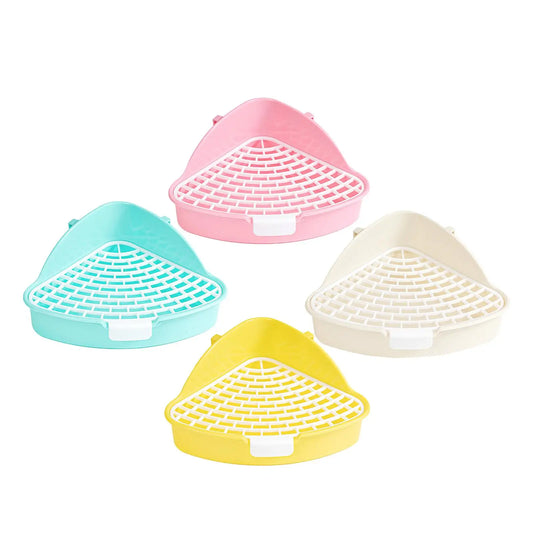 Corner Rabbit Litter Tray for Small Animals