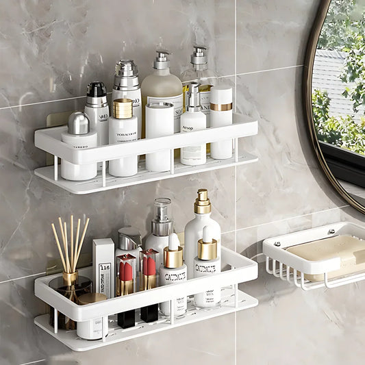 Wall-Mounted Corner Storage Shelf Set