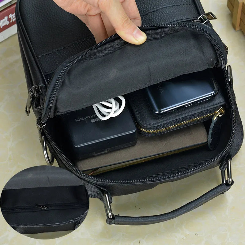 Men Genuine Leather Handbags