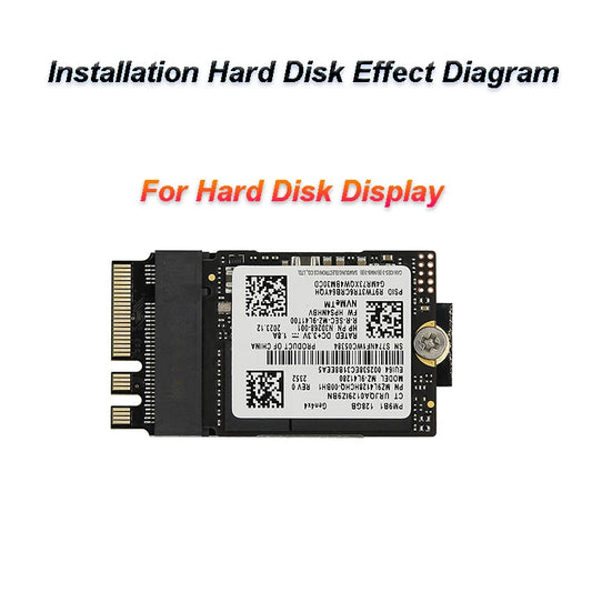 M.2 A/E Key to NVMe SSD Adapter Card for Mini PC