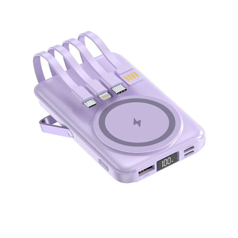 20000mAh Magnetic Wireless Power Bank with Phone Stand