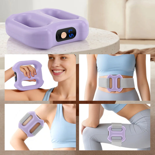 Portable Vibration Fascia Ring Massager with Strap