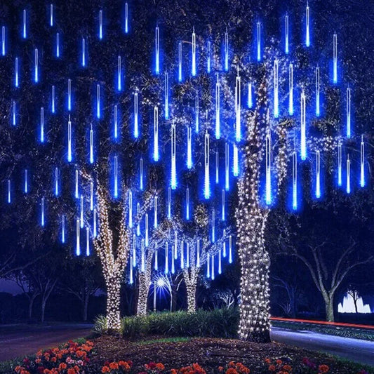 LED Meteor Shower Christmas String Lights