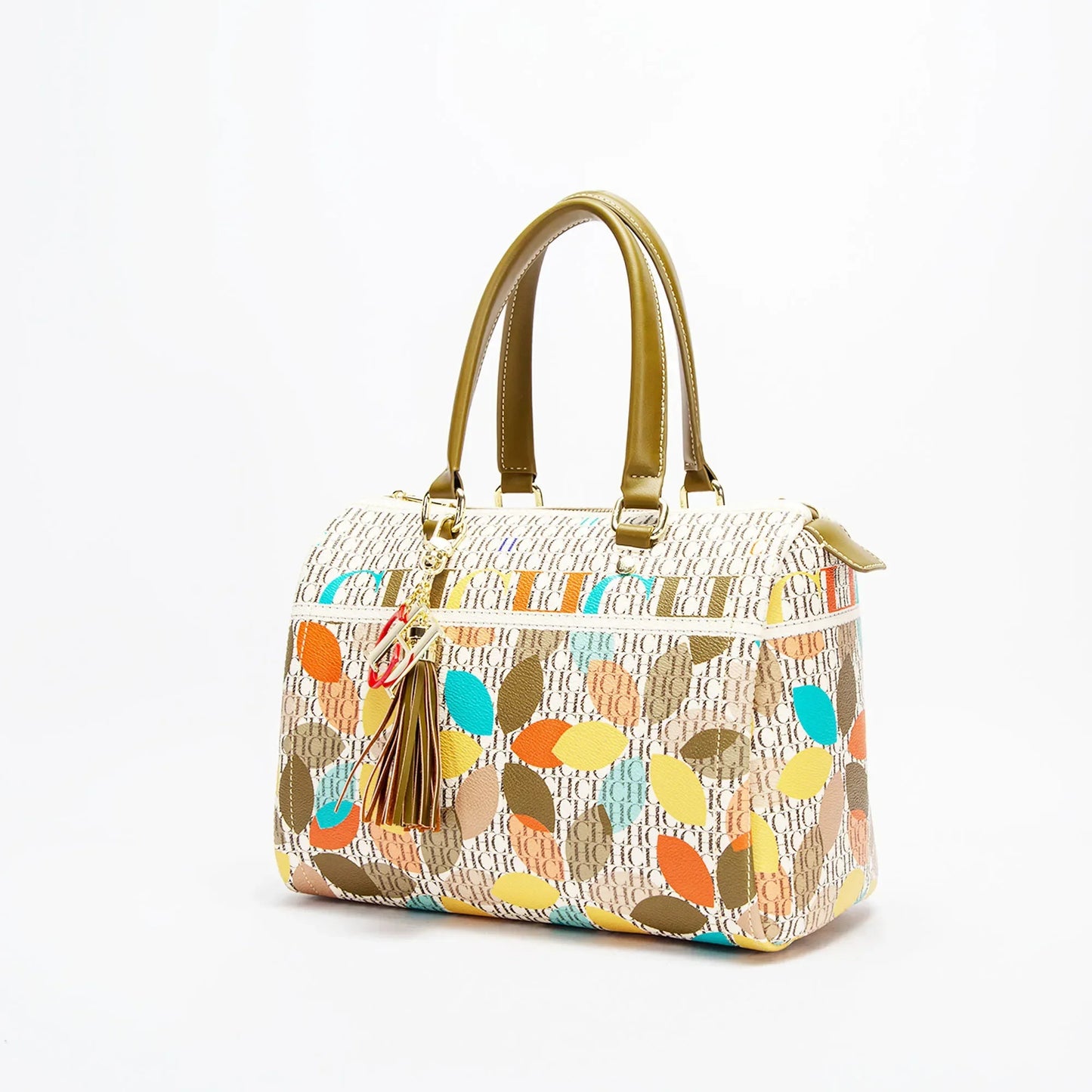 Floral Print Large Capacity Tote Handbag