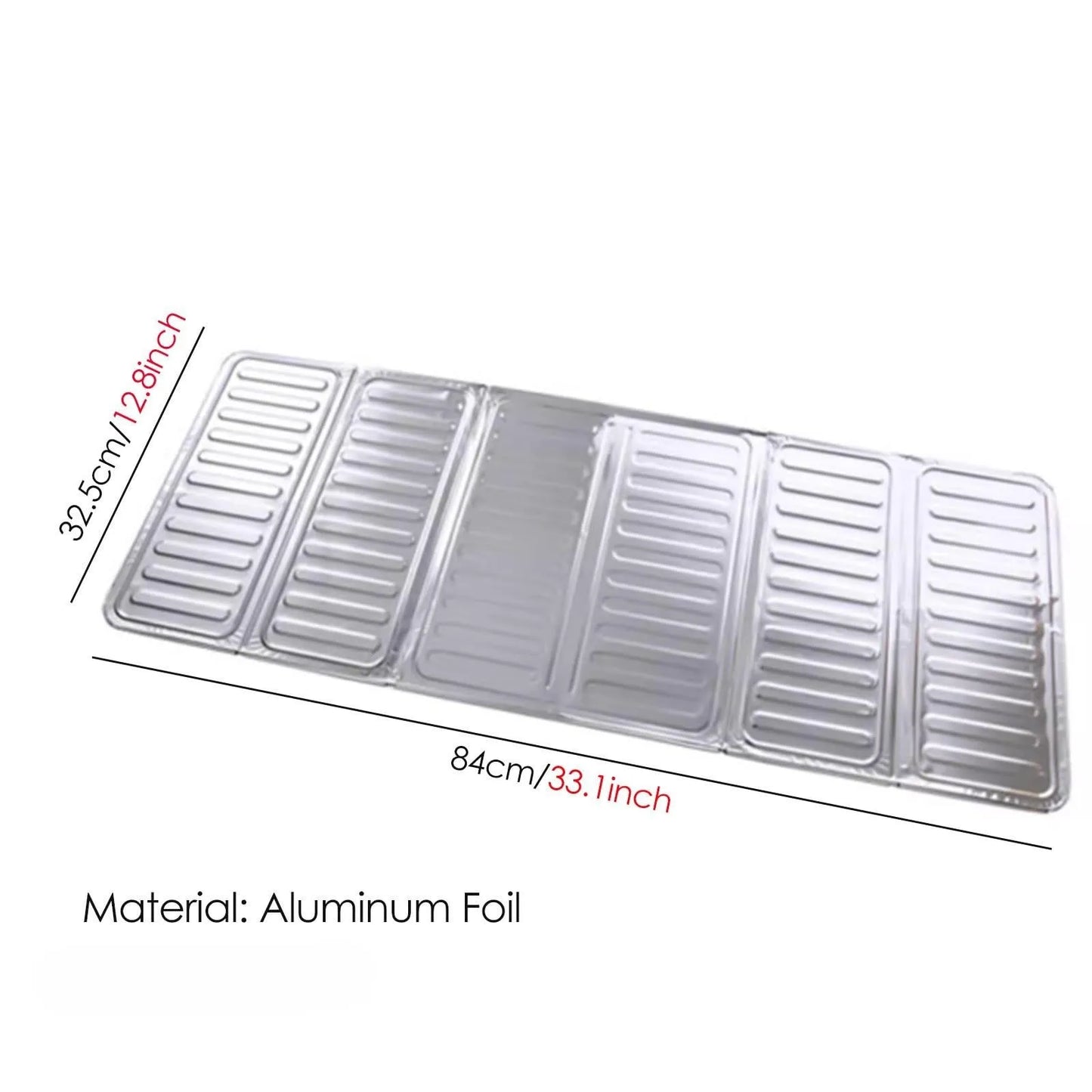 1/2 Pcs Outdoor Stove Windscreen Foldable Aluminum Foil