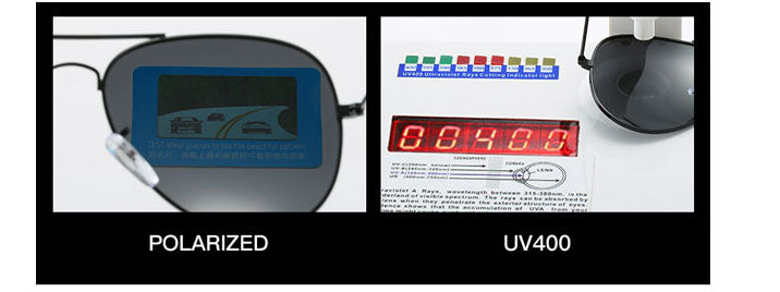 Metal Polarized Sunglasses UV400 Unisex