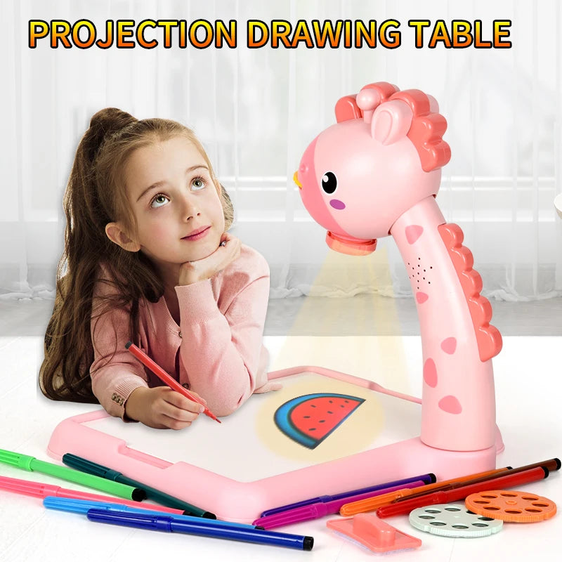 Electric Deer Projection Drawing Board