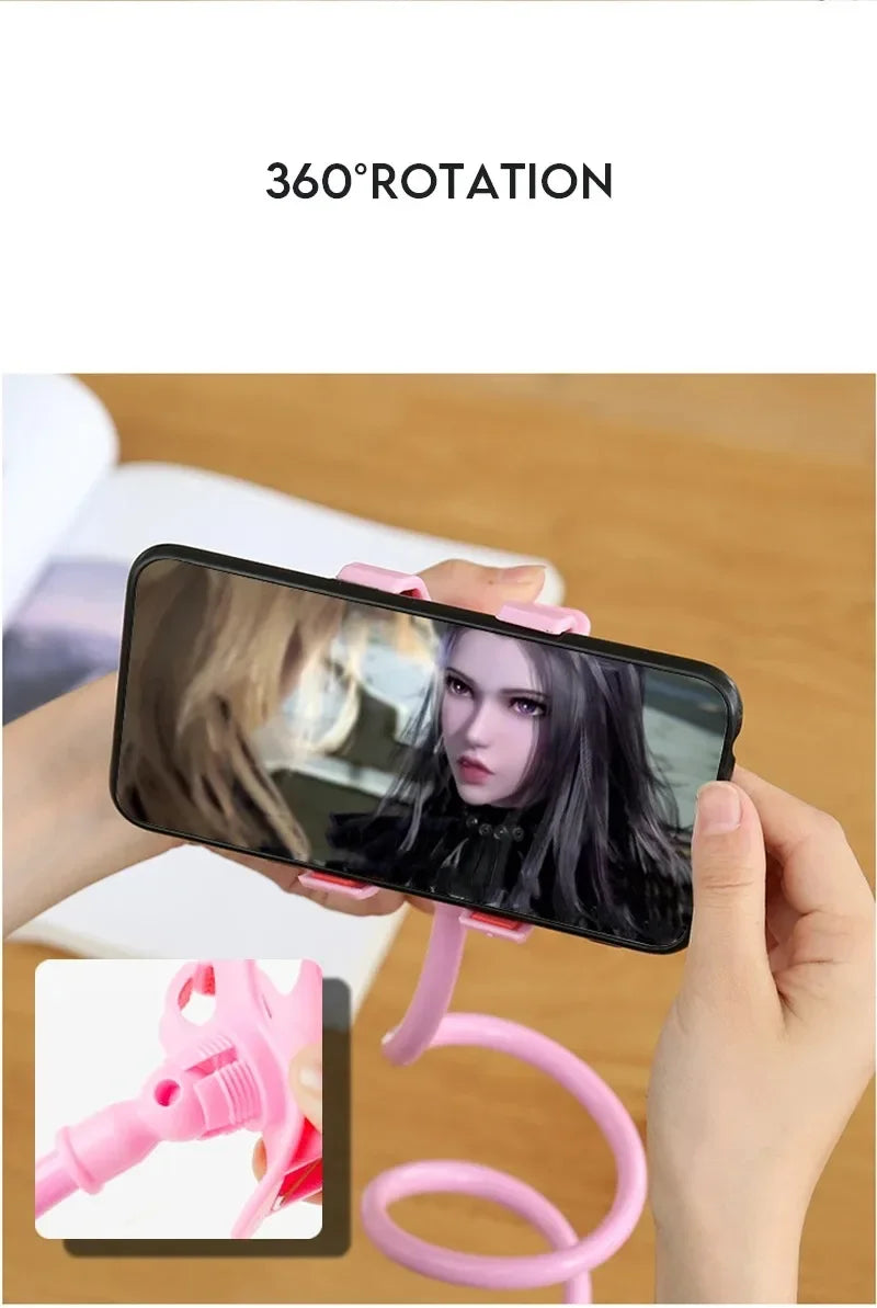 360 Rotate Clip Mobile Phone Holder Stand