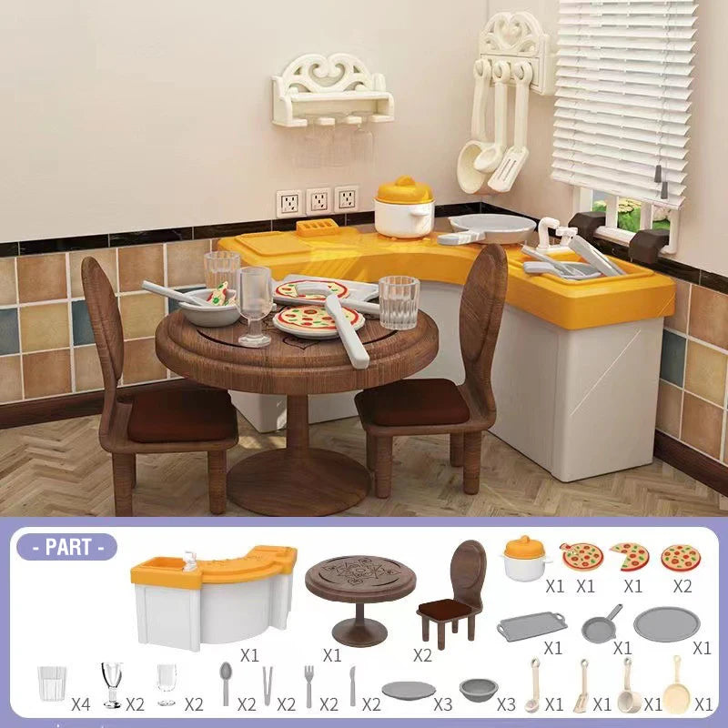 Koala Bus Diary Dollhouse Home Pretend Toys