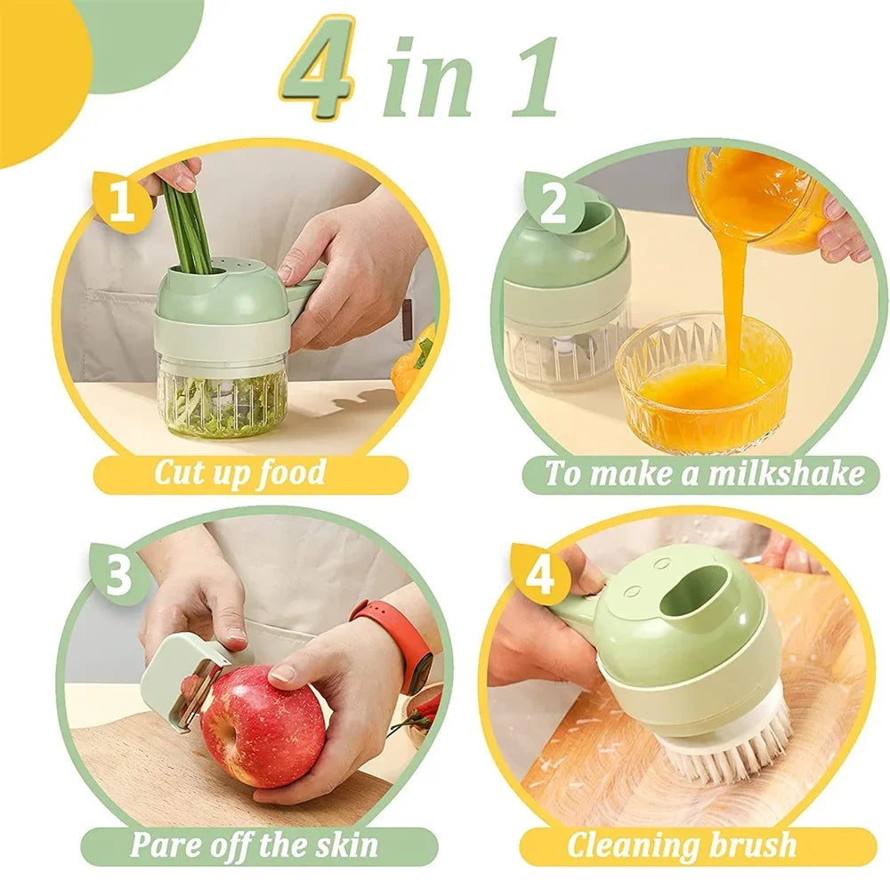 4In1 Electric Vegetable Cutter
