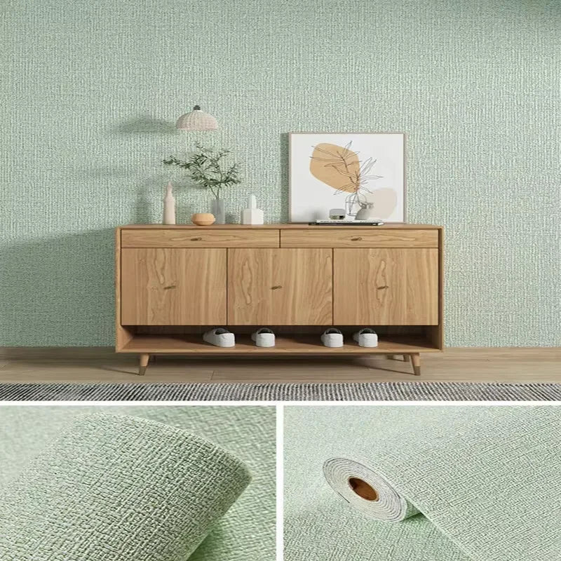 3D Self-Adhesive Linen Foam Wallpaper Roll