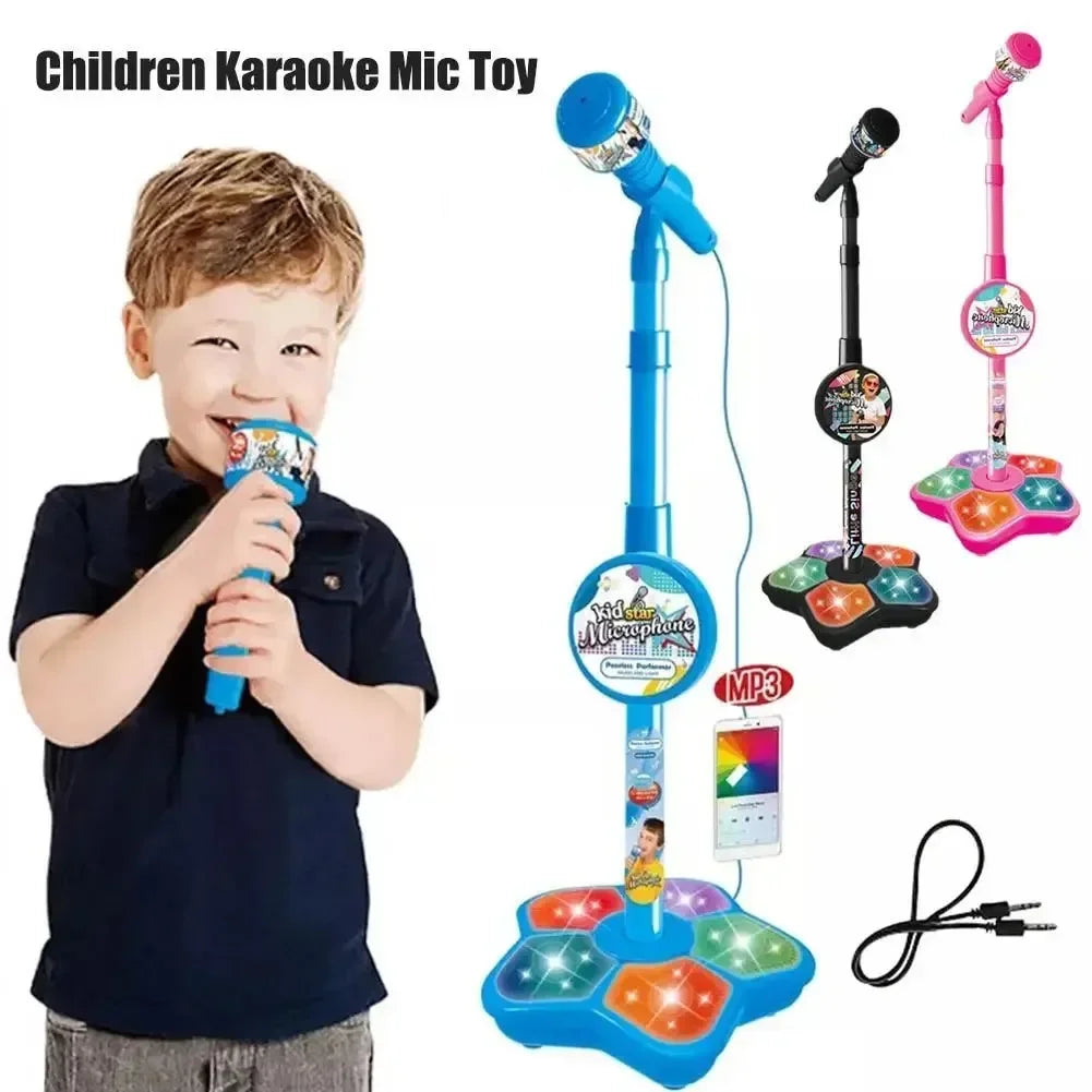 Kids Microphone Karaoke with Stand