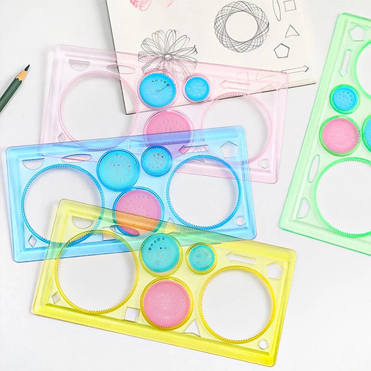 Creative Painting Multifunctional Geometry Ruler