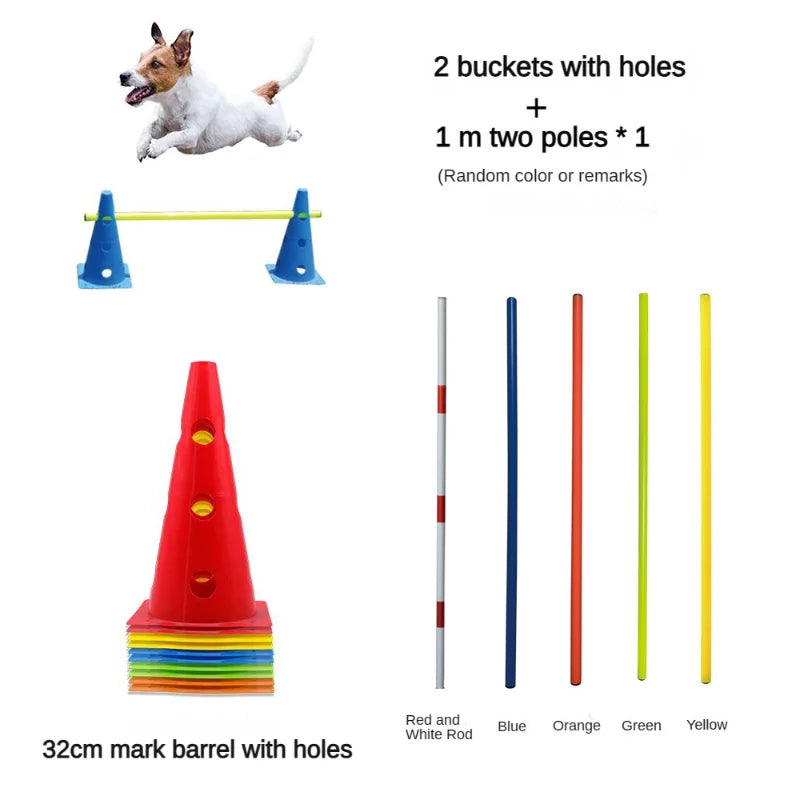 Dog Agility Training Set – Jumping Bar Obstacle Equipment