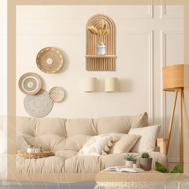 Bohemian Wall Mounted Decorative Shelves